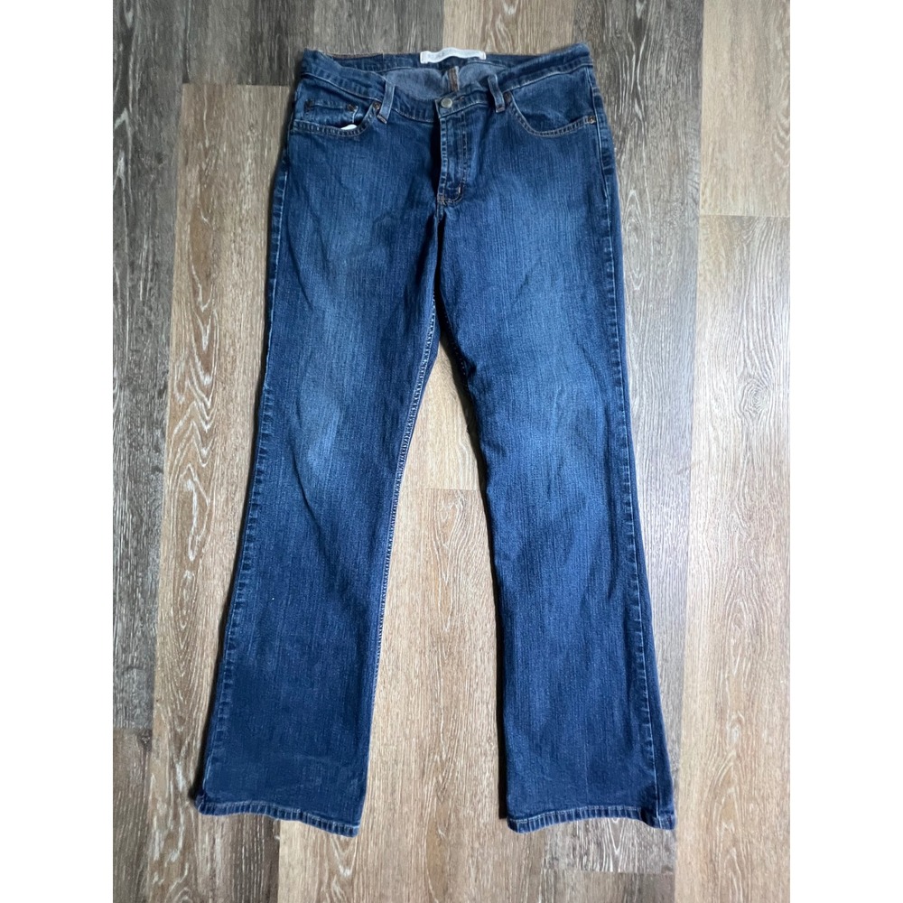 Express Meristem Jeans Womens 10R Blue Dark Wash Stretch Denim Mid Rise